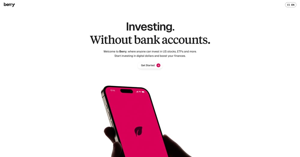 Berry product screenshot