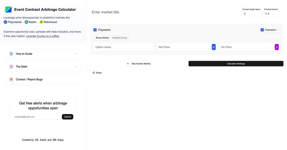 Eventarb product screenshot