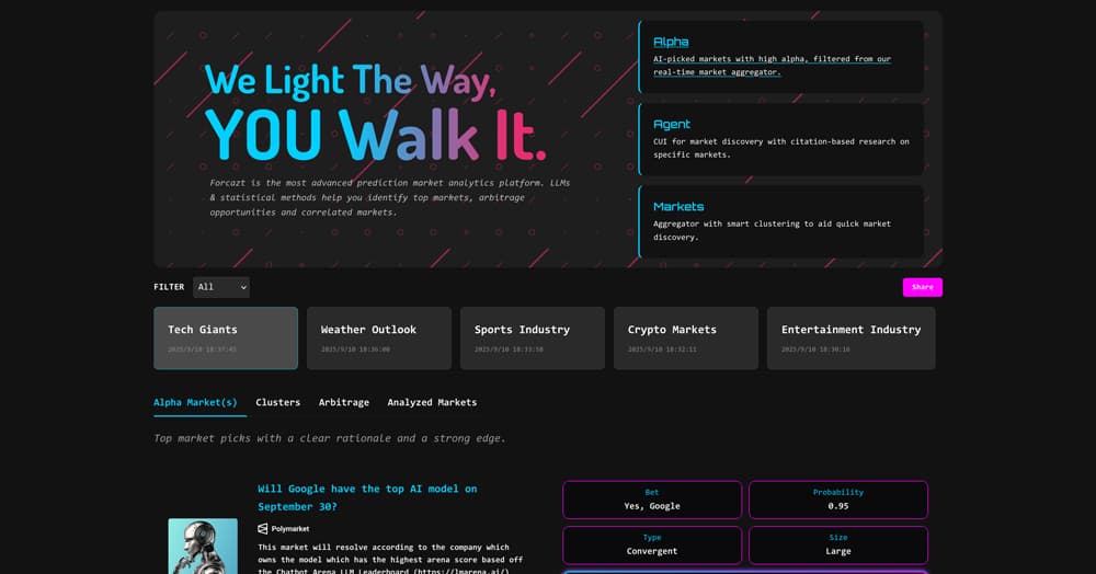 Forcazt product screenshot