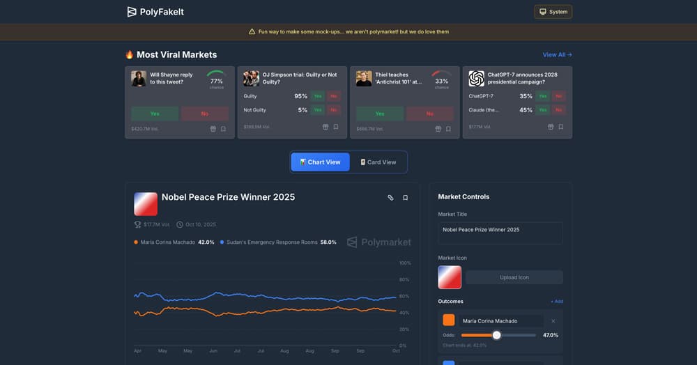 PolyFakeIt product screenshot