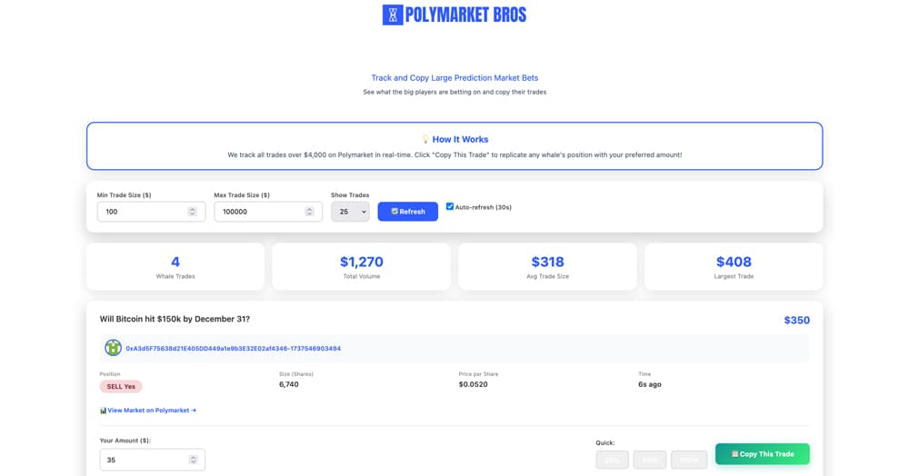 Polymarket Bros product screenshot