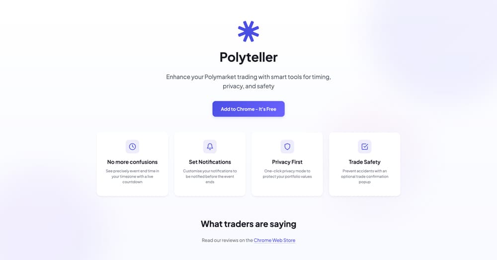 Polyteller product screenshot