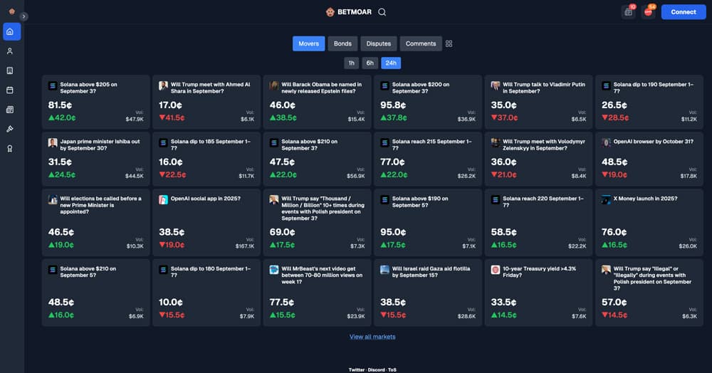 Betmoar product screenshot