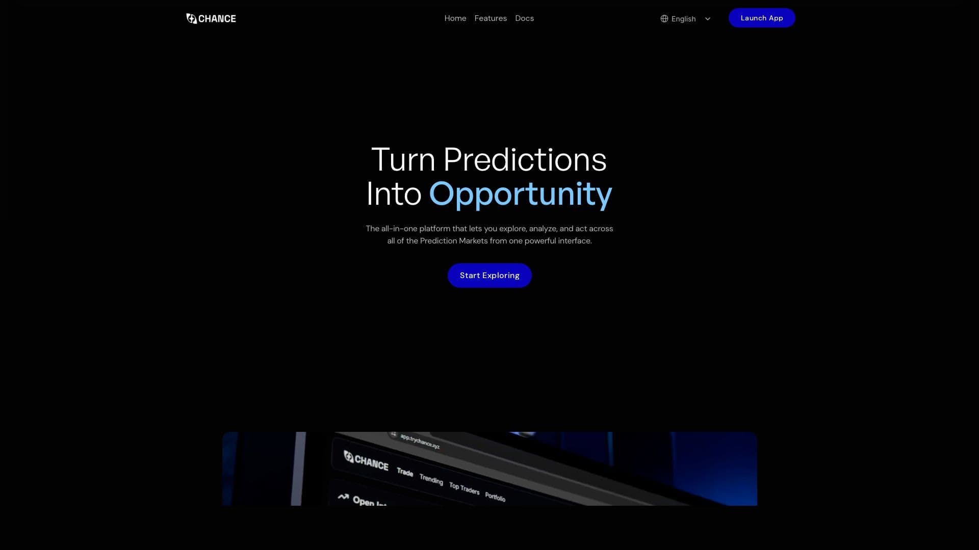Chance product screenshot
