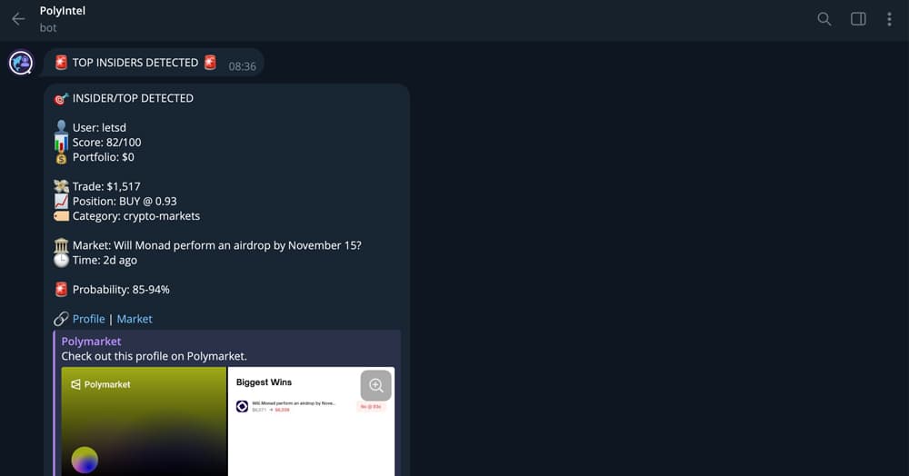 PolyIntel product screenshot