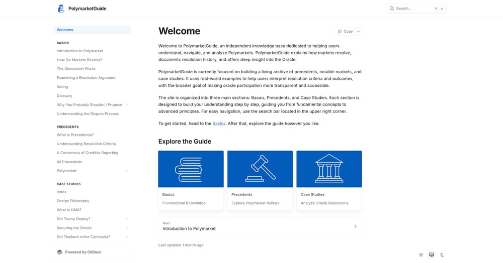 PolymarketGuide product screenshot