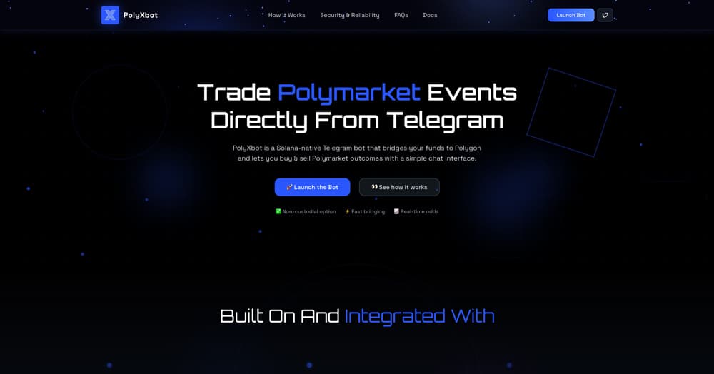 PolyXBot product screenshot