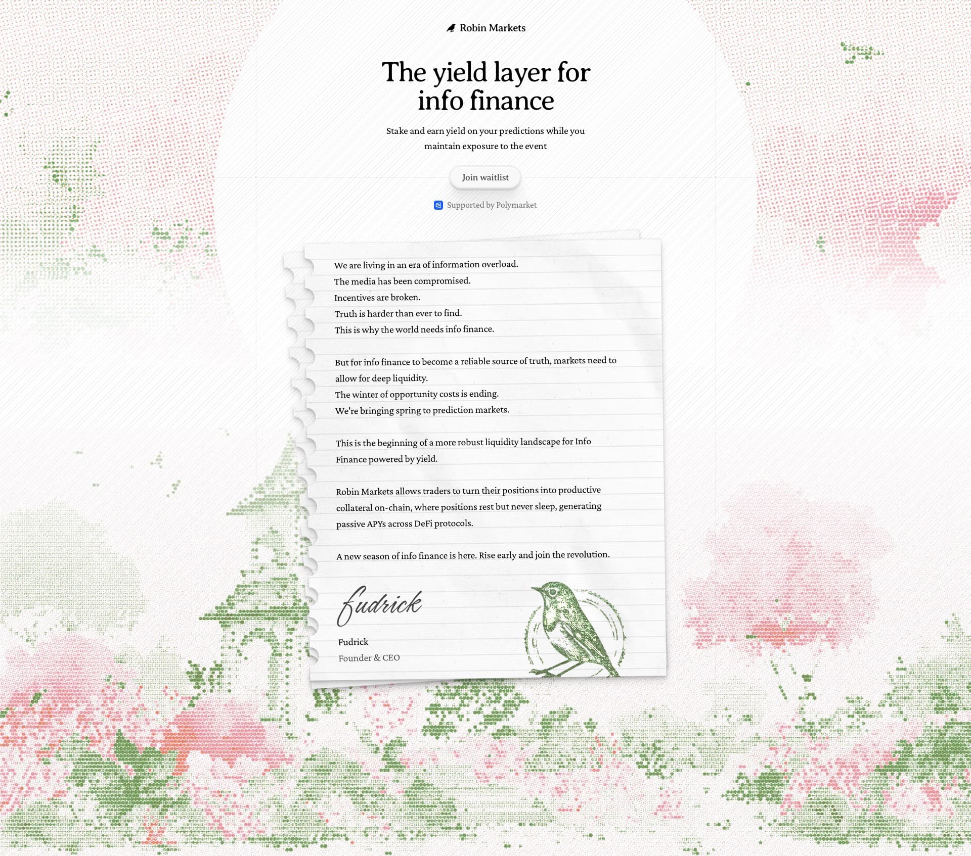 Robin product screenshot