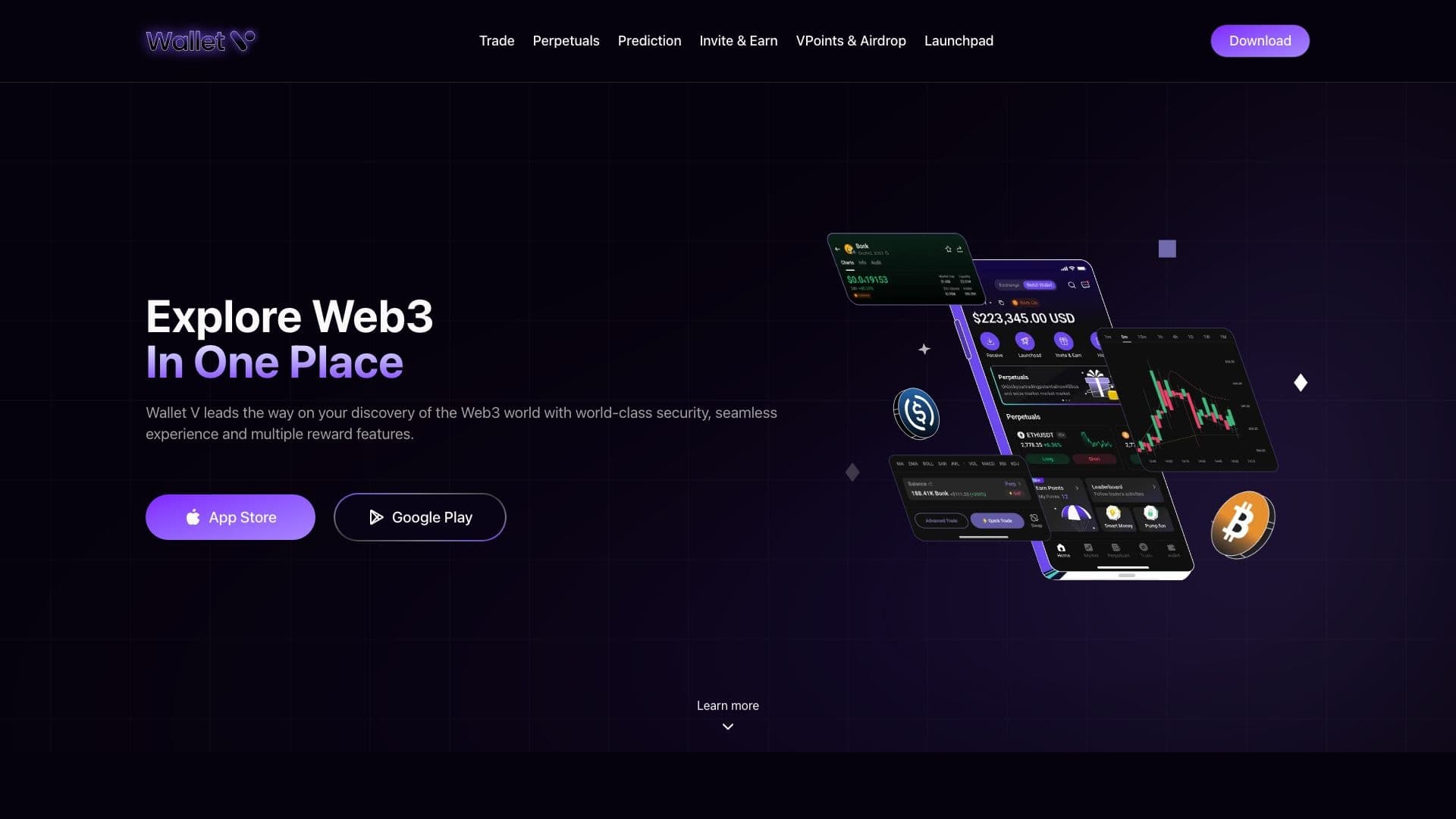 Wallet V product screenshot