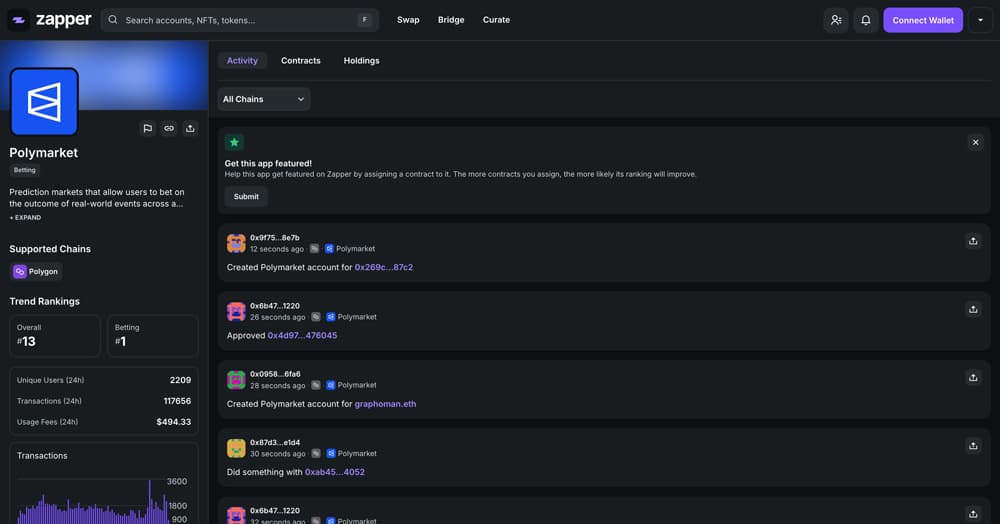 Zapper product screenshot
