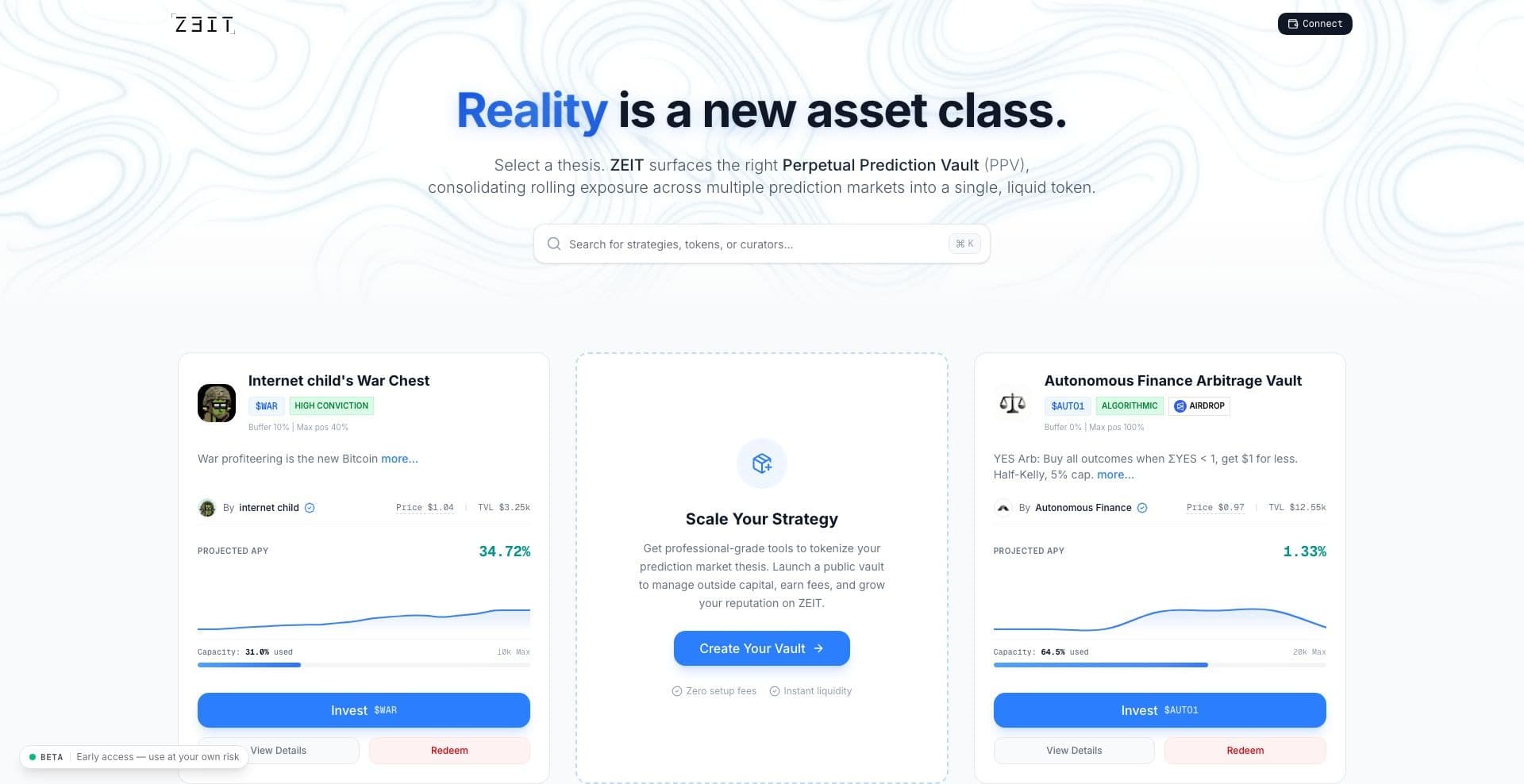 ZEIT product screenshot