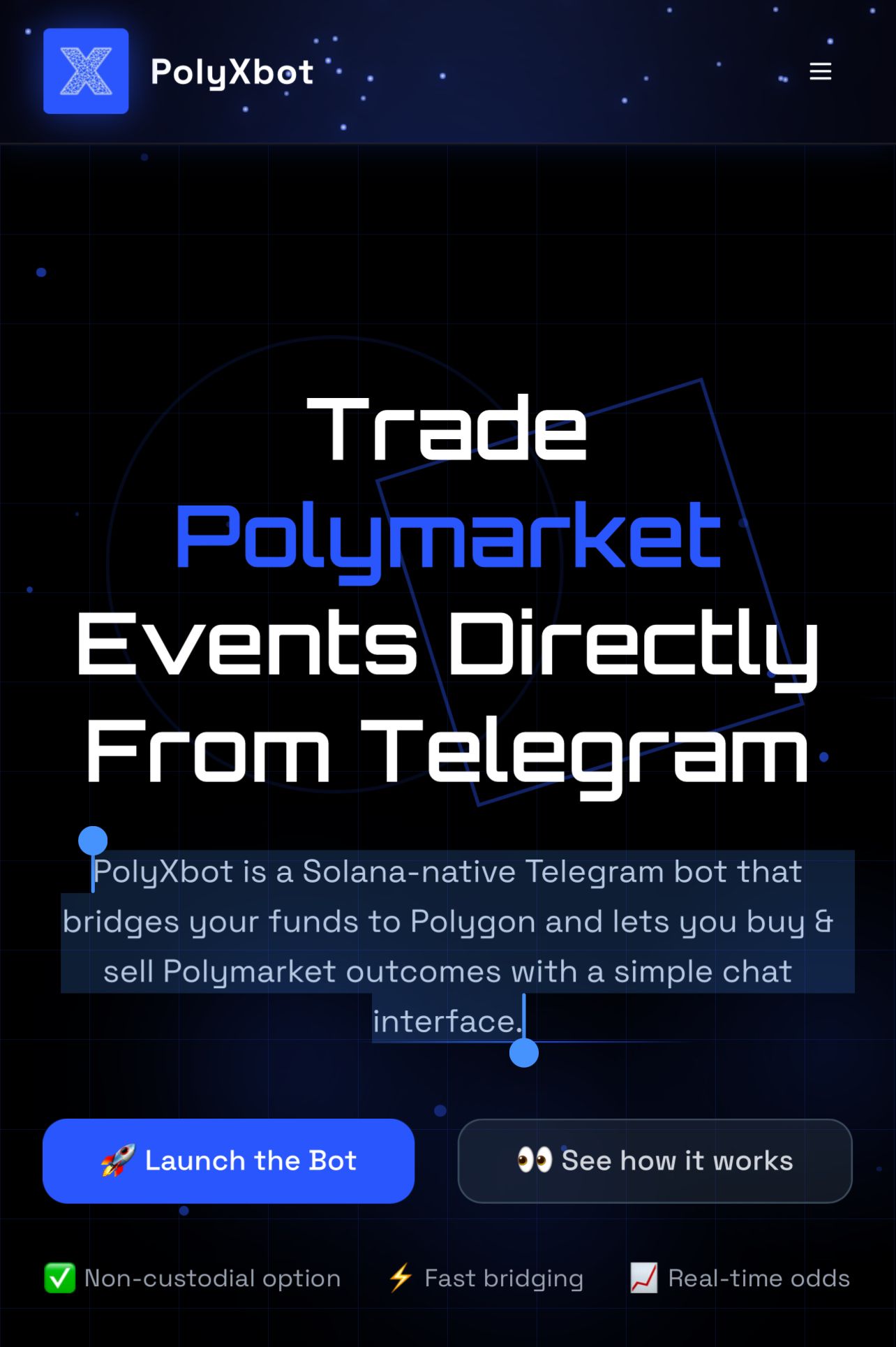 PolyXBot screenshot 1