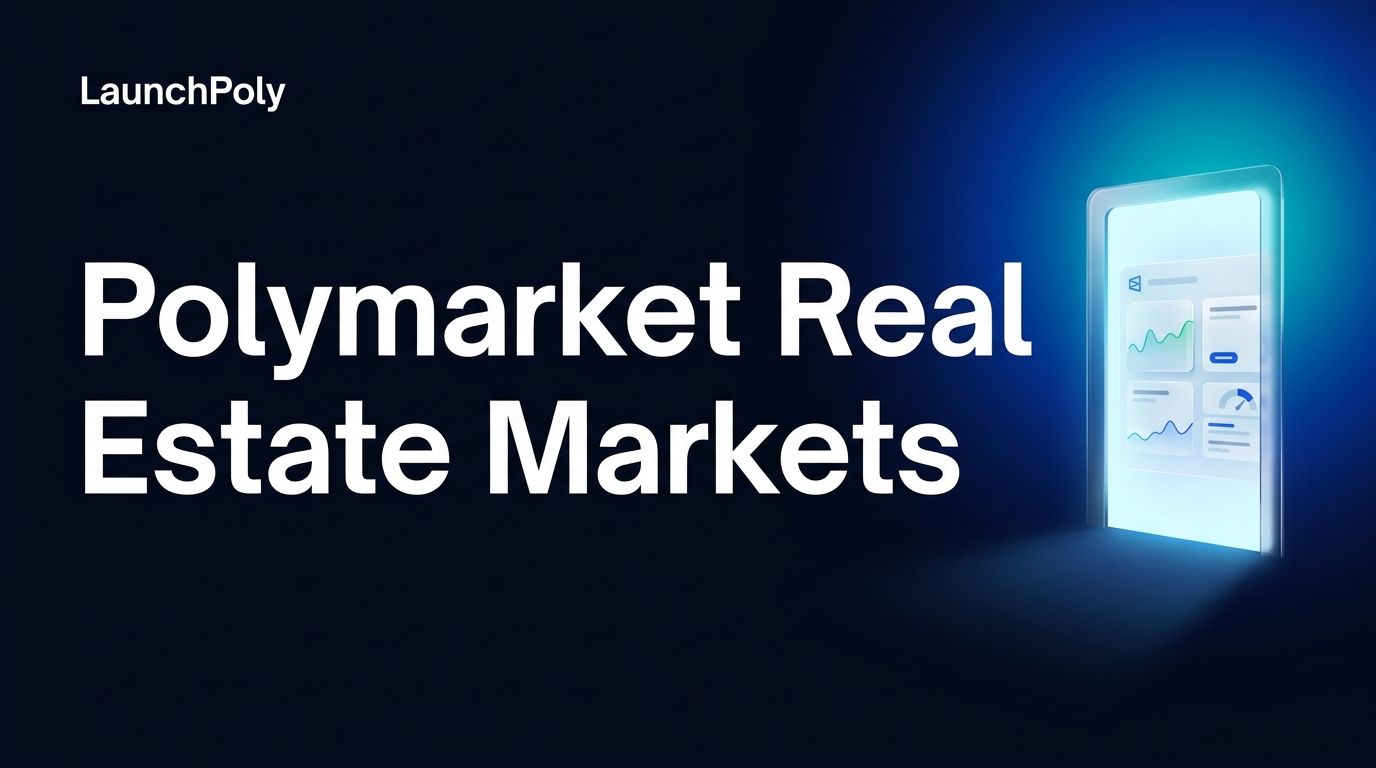 Polymarket Launches Real Estate Markets: How to Trade Housing Prices