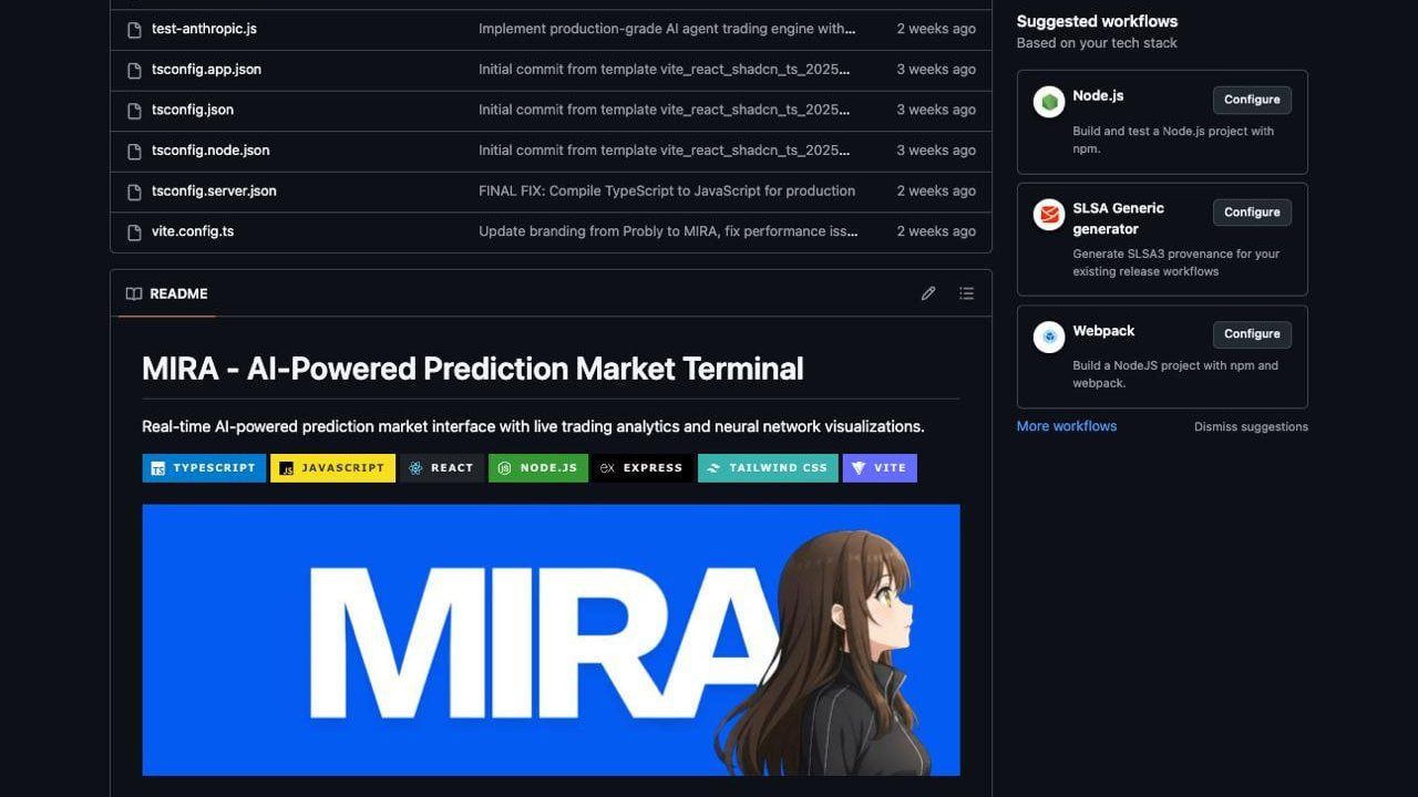 MIRA screenshot 1